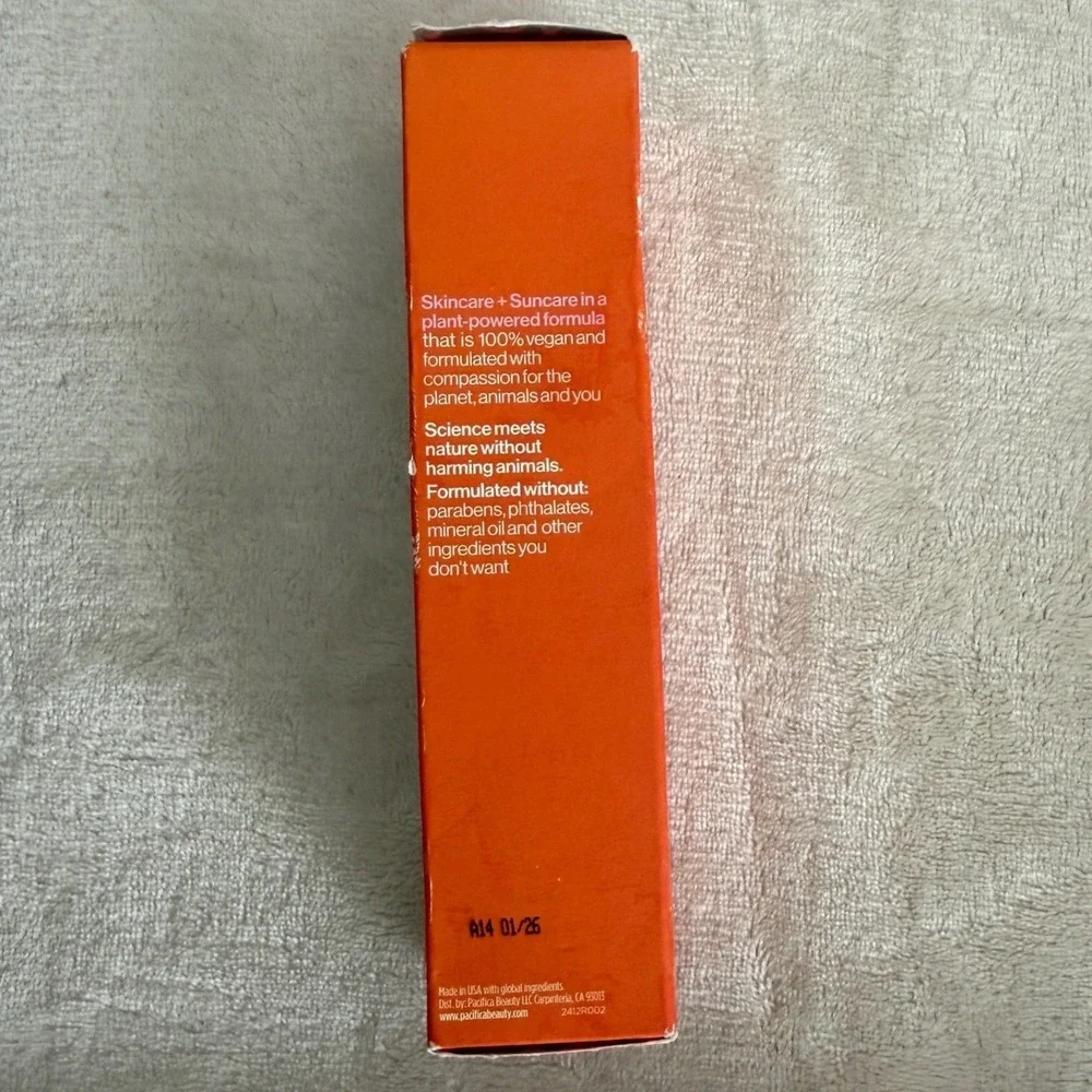 Pacifica‎ Glow Baby Vitamin C Face Mineral Sunscreen SPF 30 Brightening 1.7 oz